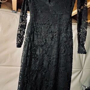 Elegant Black Lace Dress Only worn once